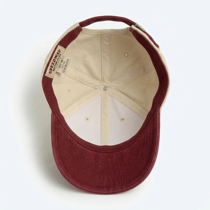 Dame sporty capser med racingmotiv Skanto