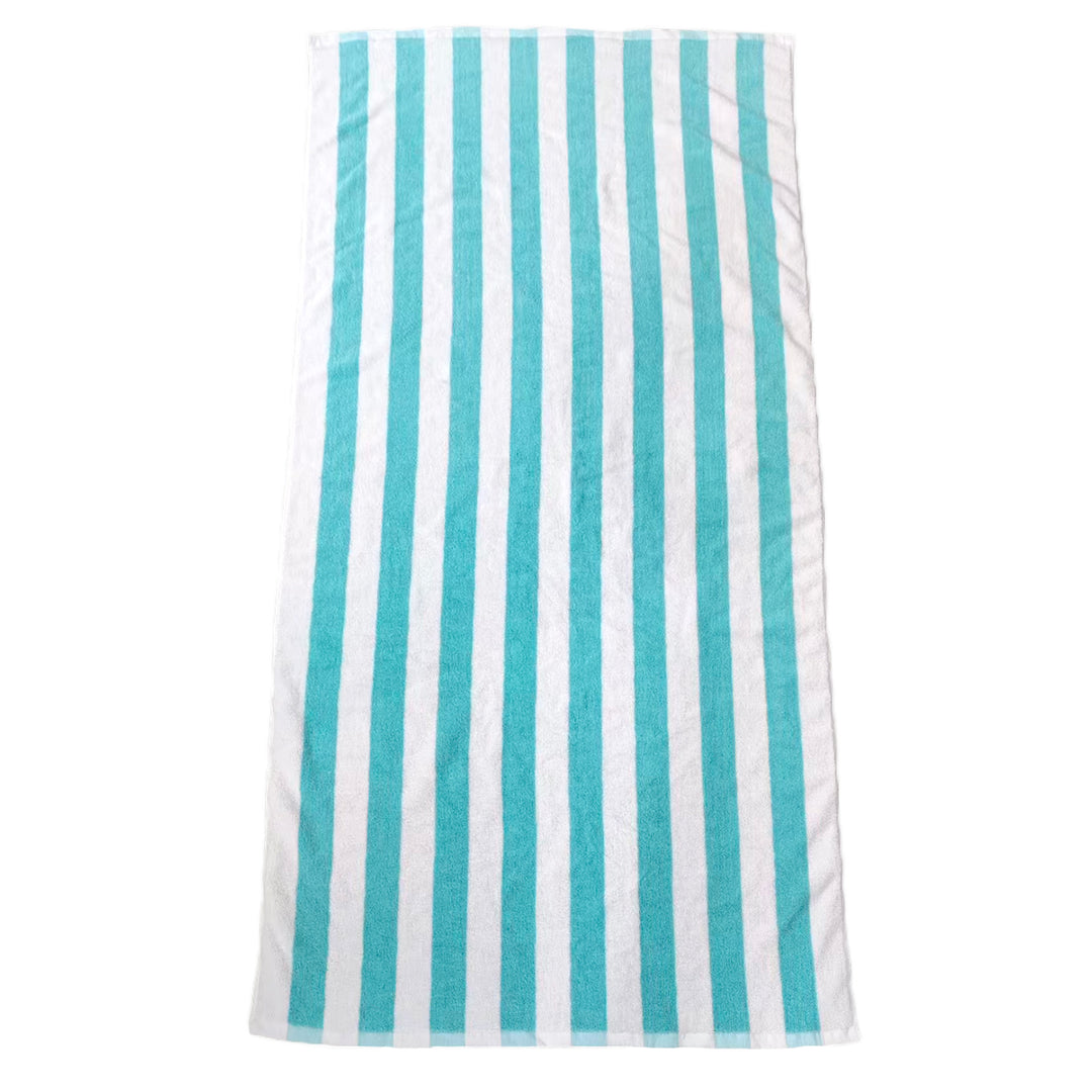 Stort badehåndkle med stilfullt striped mønster Skanto