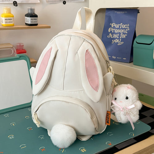 Adorable Kaninøtteørek Mini Skole Rygsekk