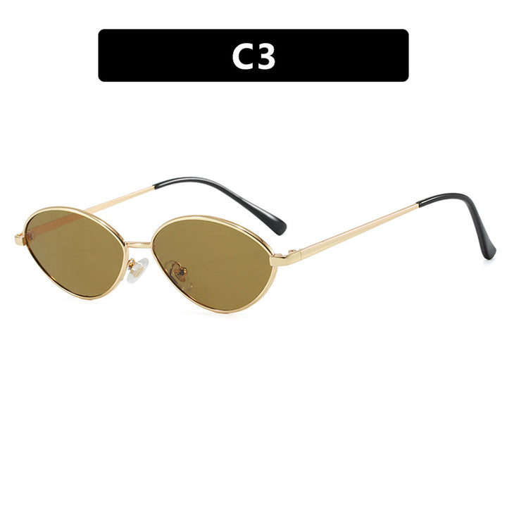 Women's fashionable sunglasses with oval design and polarized lenses Skanto