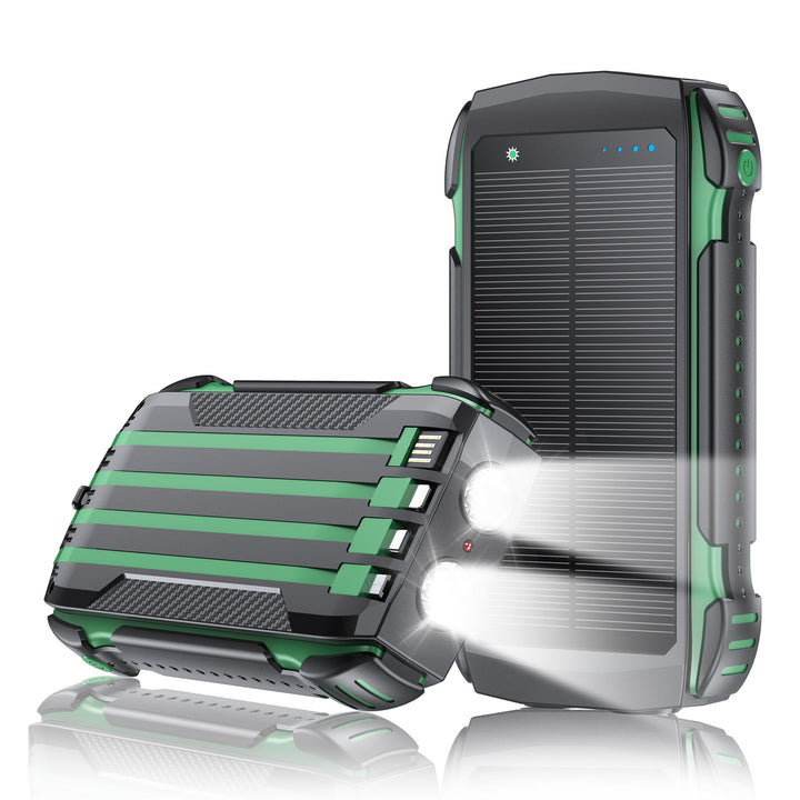 Solar Powerbank med Høy Kapasitet Fra Skanto
