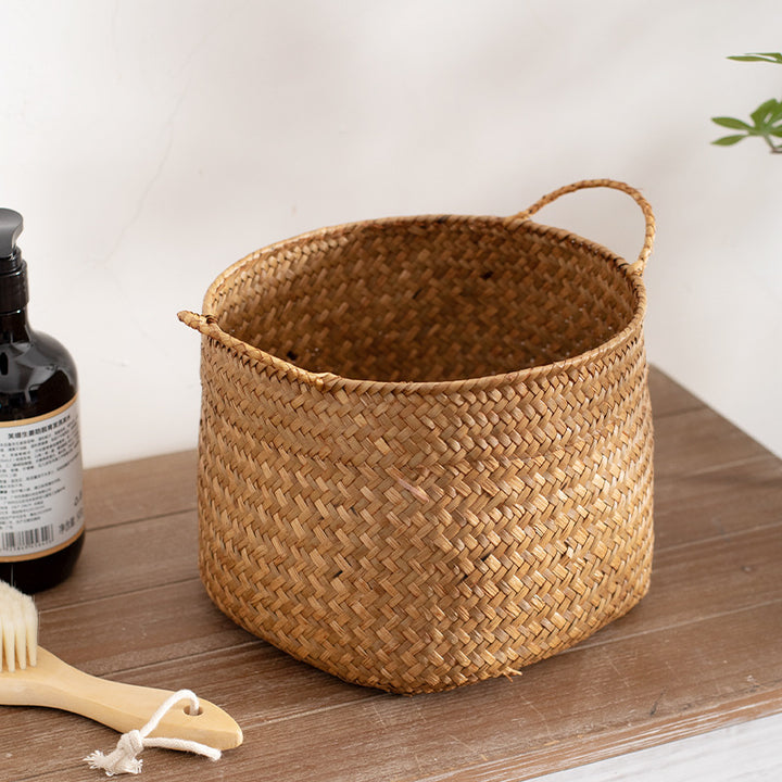 Unisex Stilige oppbevaringskurver laget av håndvevd naturmateriale Skanto