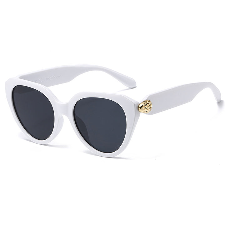 Women's Cat-Eye Sunglasses with Golden Details and Protective UV Filter Skanto