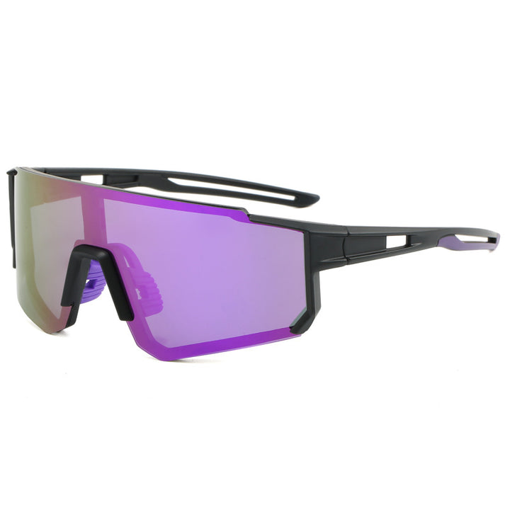 Unisex Futuristisk Skjold Solbriller Skanto
