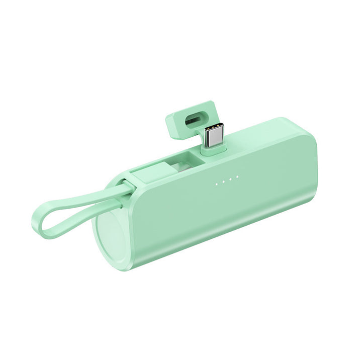 Bærbar Powerbank med integrert multifunksjonelt ladekabelsystem Skanto