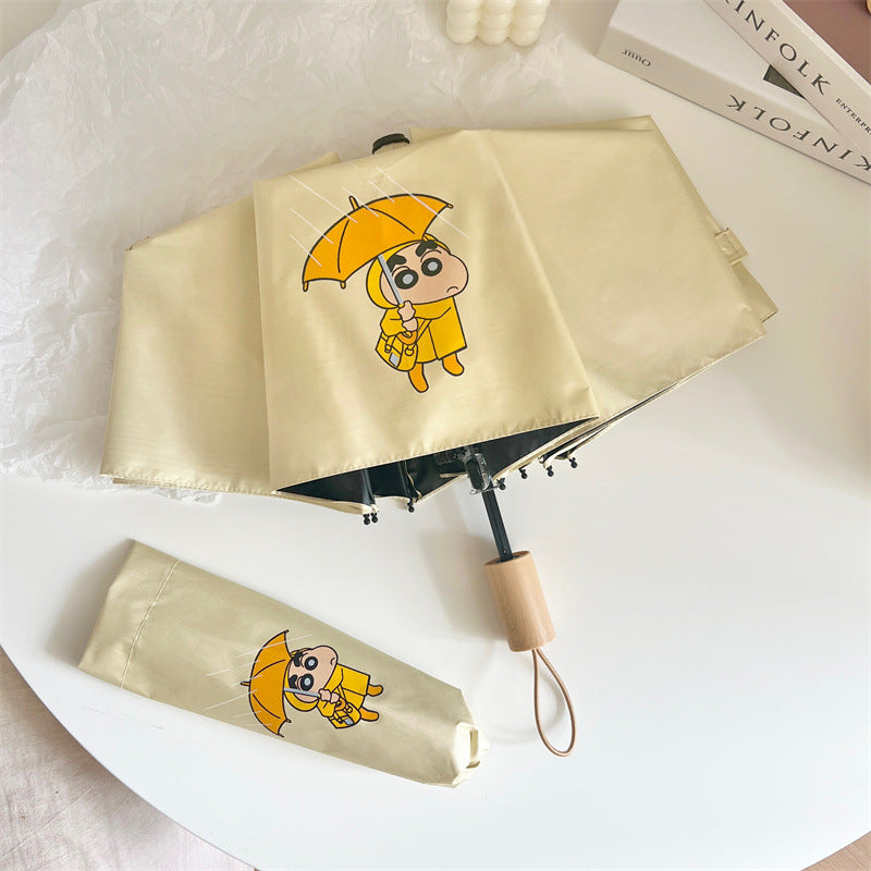 Damer foldbar paraply med kreativt karakterdesign Skanto