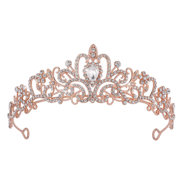 Damer Glitrende Krystall-Tiara med filigran design Skanto