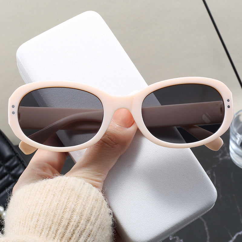 Damer elegante oversized solbriller med beskyttende UV-beskyttelse Skanto
