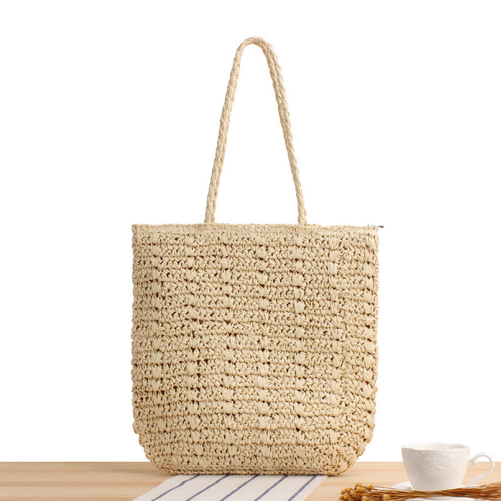 Hand-knotted raffia bag Skanto