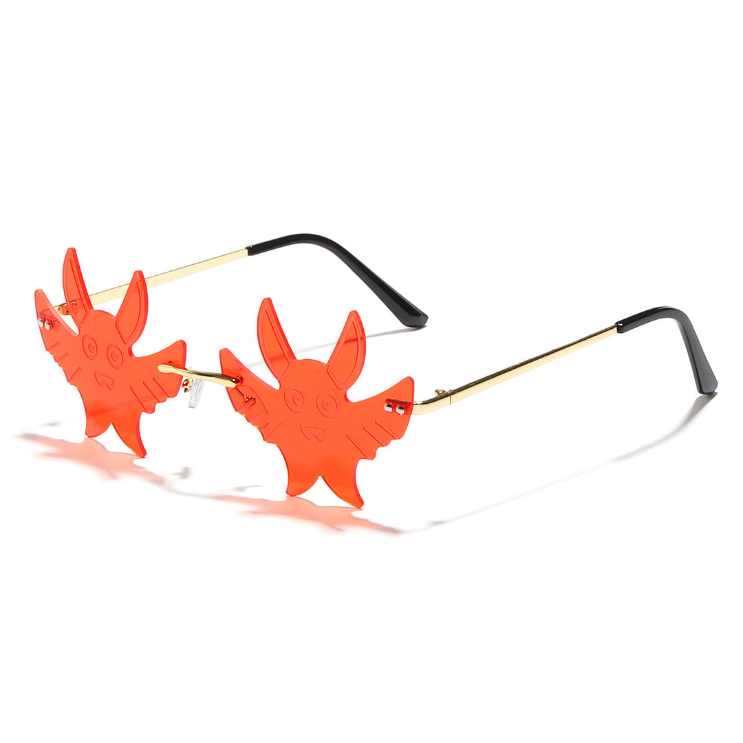 Dame unik solbrille med dyredesign Skanto