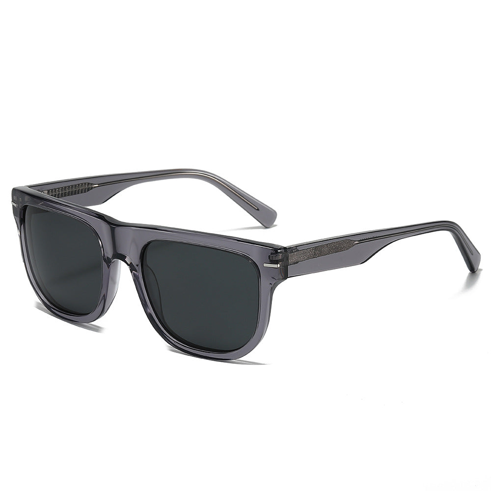 Dame solbrille med gjennomsiktig ramme og UV-beskyttelse Skanto