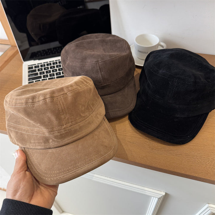 Herre Casual Suede Feltcap Skanto