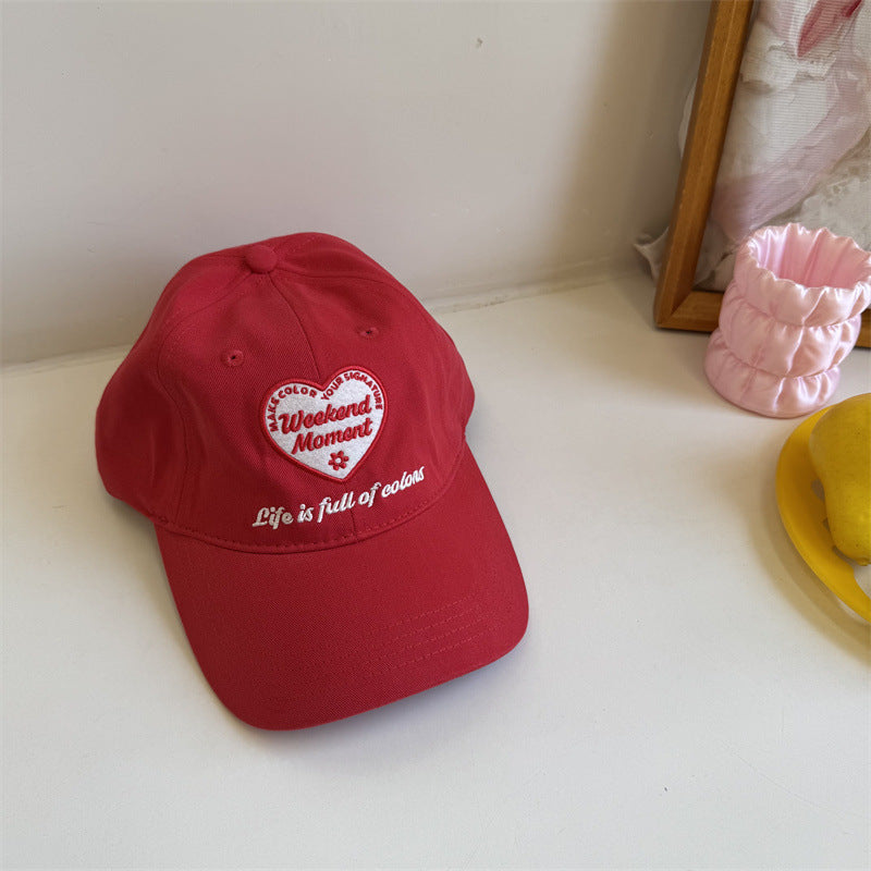 Kvinns Casual Brodert Avslappet Baseball Caps Skanto