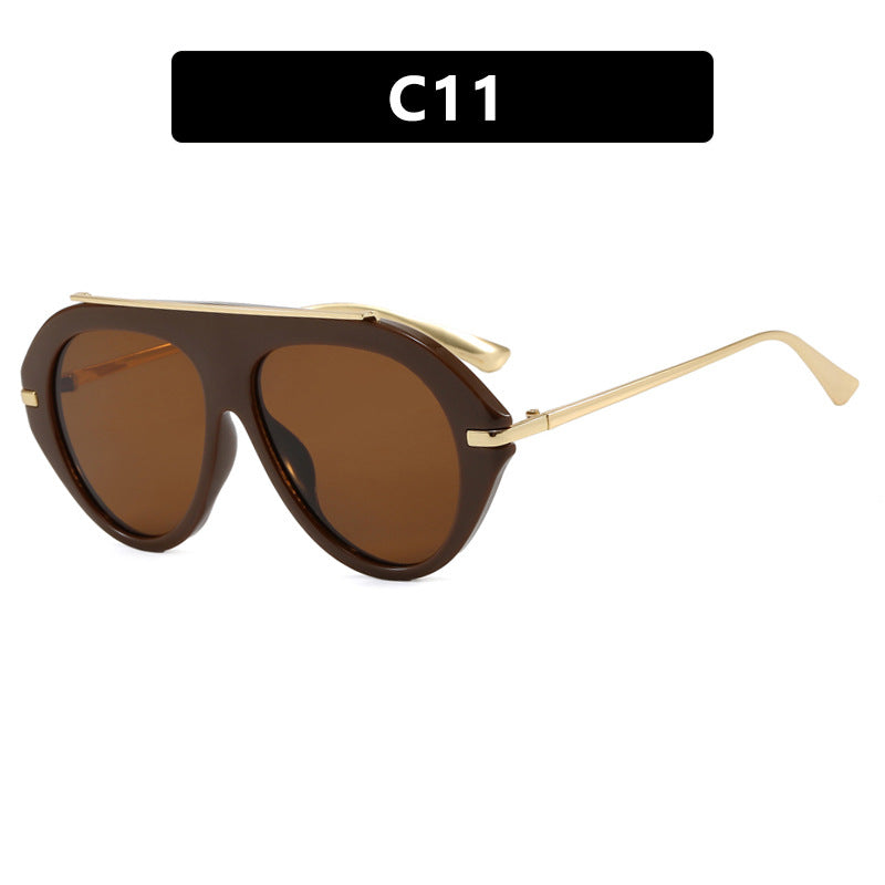 Women's sunglasses in elegant hexagon design Skanto
