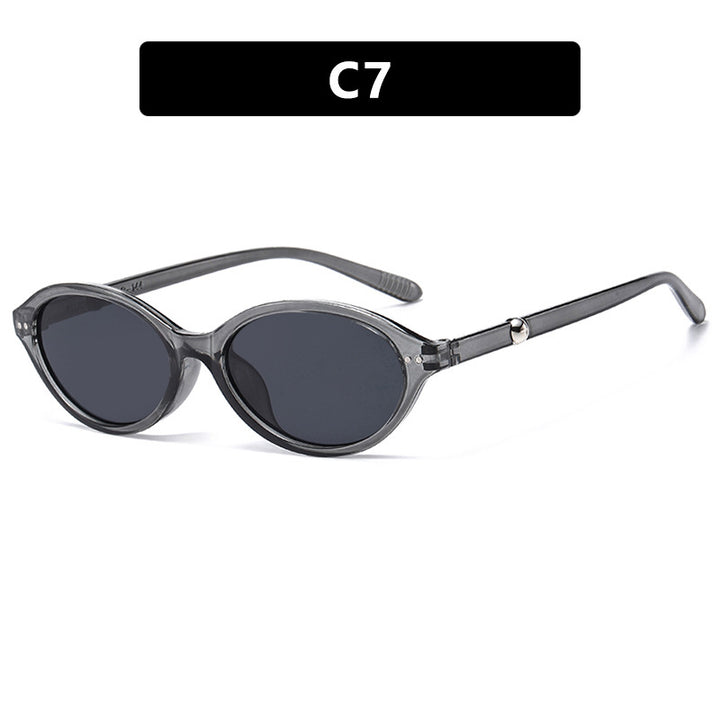 Women's trendy oval sunglasses with UV protection Skanto