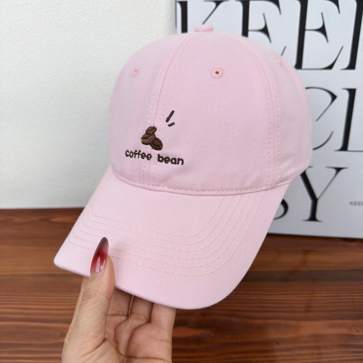 Kvinne Brodert Kaffe Bønne Baseball Cap Skanto