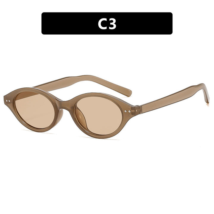 Women's cat-eye sunglasses with unique pattern Skanto