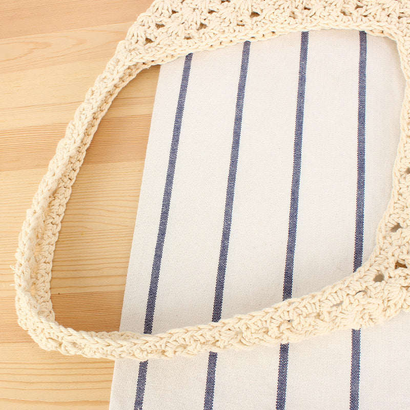 Modern mesh tote bag with elegant drawstring Skanto