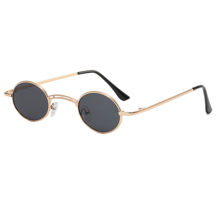 Dame rund fashion solbrille Skanto
