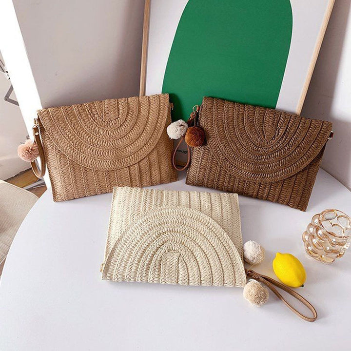 Stylish Handmade Natural Material Clutch Bag Skanto