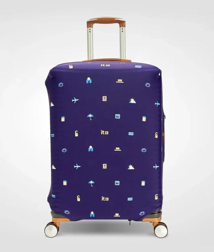 Unisex nan robuster Hartschalen-Trolley med polykarbonat-ytter skall og bilmerke-motif Skanto