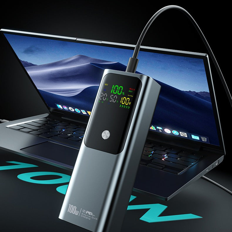 Bærbar powerbank med smart ladeindikator Skanto