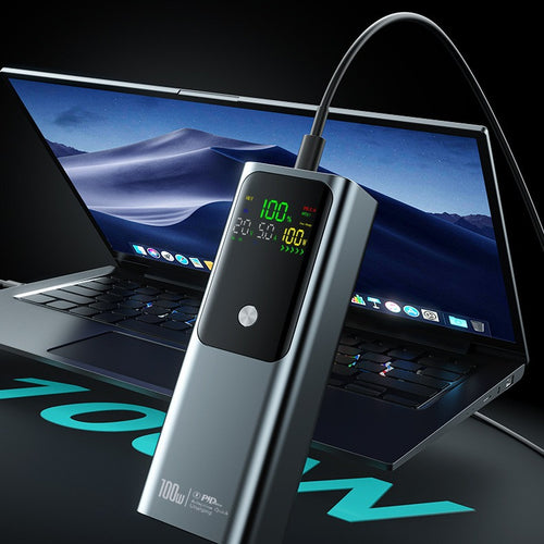 Bærbar powerbank med smart ladeindikator Skanto