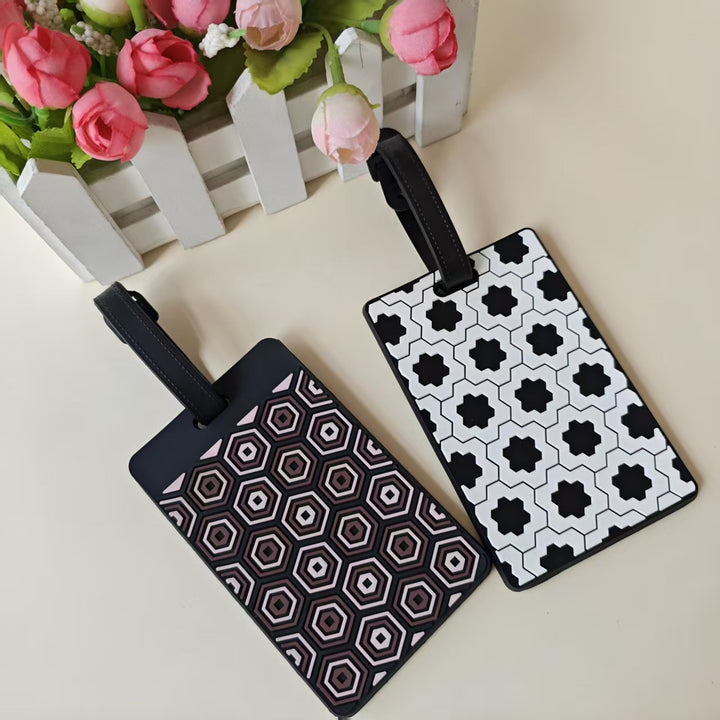 Unisex Retro Puslespill-tema Bagasjelapp Skanto