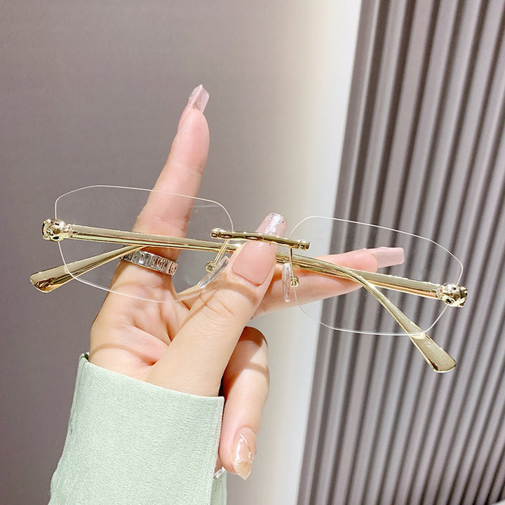 Women's Elegant Half-Rim Sunglasses Skanto