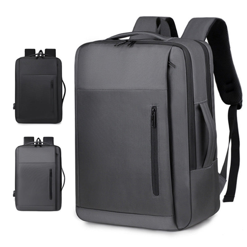 Laptop-sekk med minimalistisk design og formet rygg Skanto
