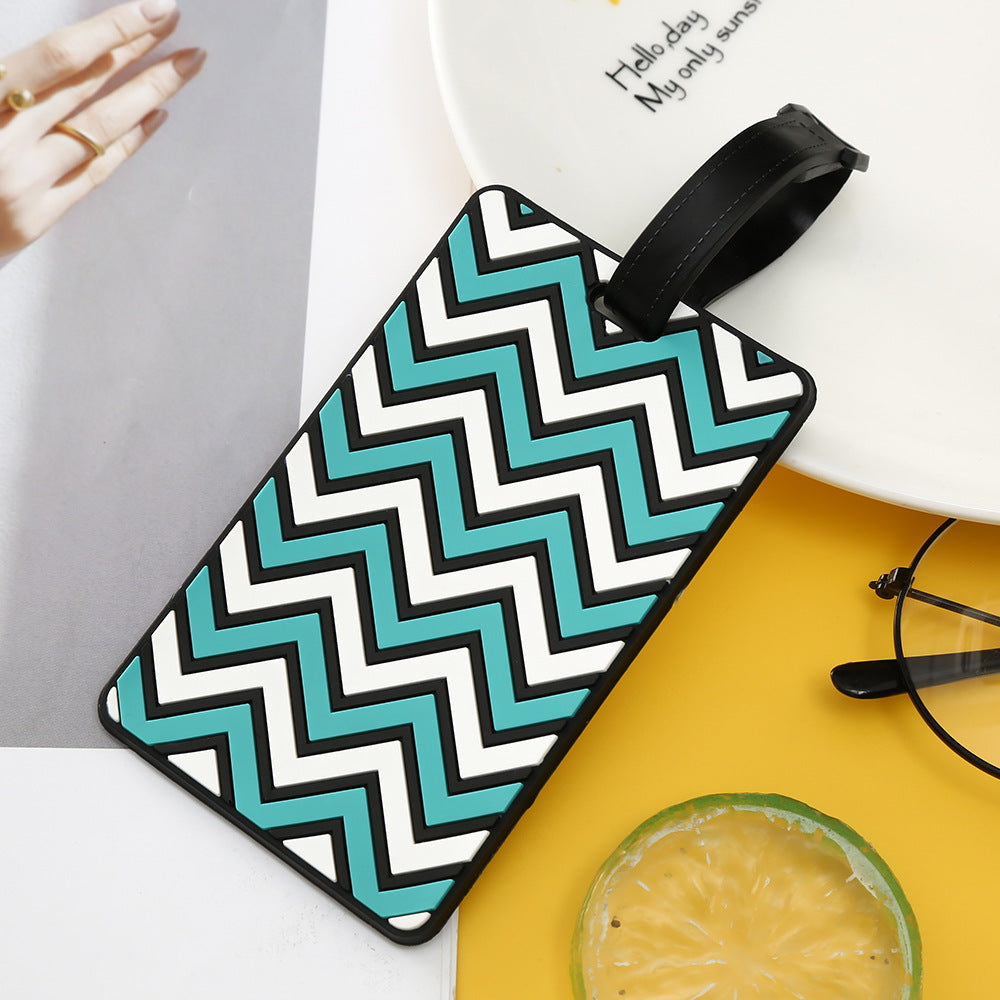 Unisex Chevron Mønstret Bagasjelapp Skanto