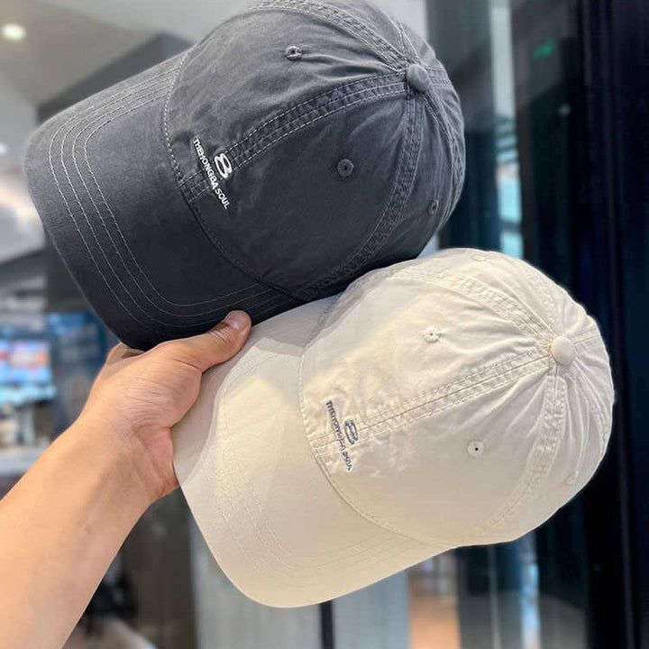 Herre Slitt Bomull Baseball Caps Skanto