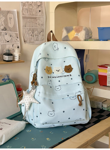 Søt tegneserie-inspirert skolesekk