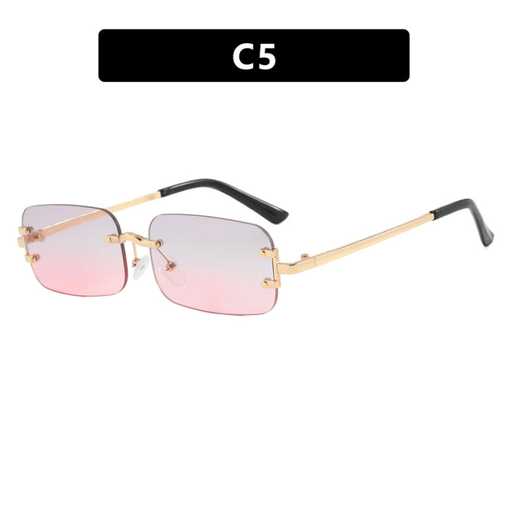 Women's square sunglasses with high-quality metal frame Skanto