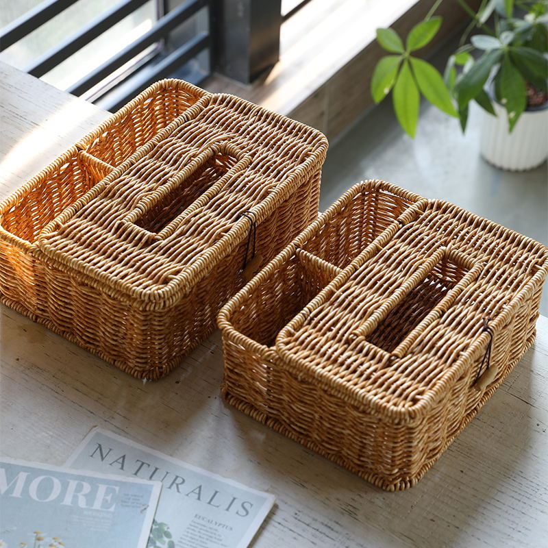 Håndvevd Multi-Compartment Oppbevaringskurv Skanto