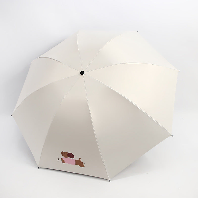 Dame Kid-Vennlig Paraply med Morsom Bjørn Design Skanto