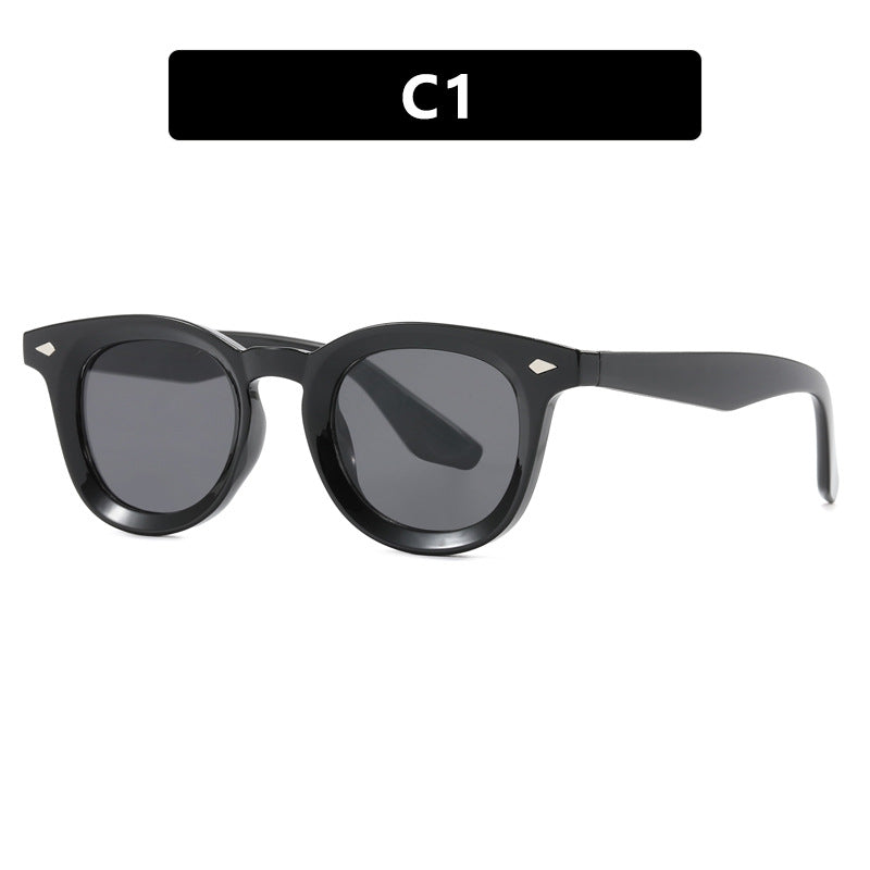 Women's fashionable Cat-Eye sunglasses with transparent frame Skanto