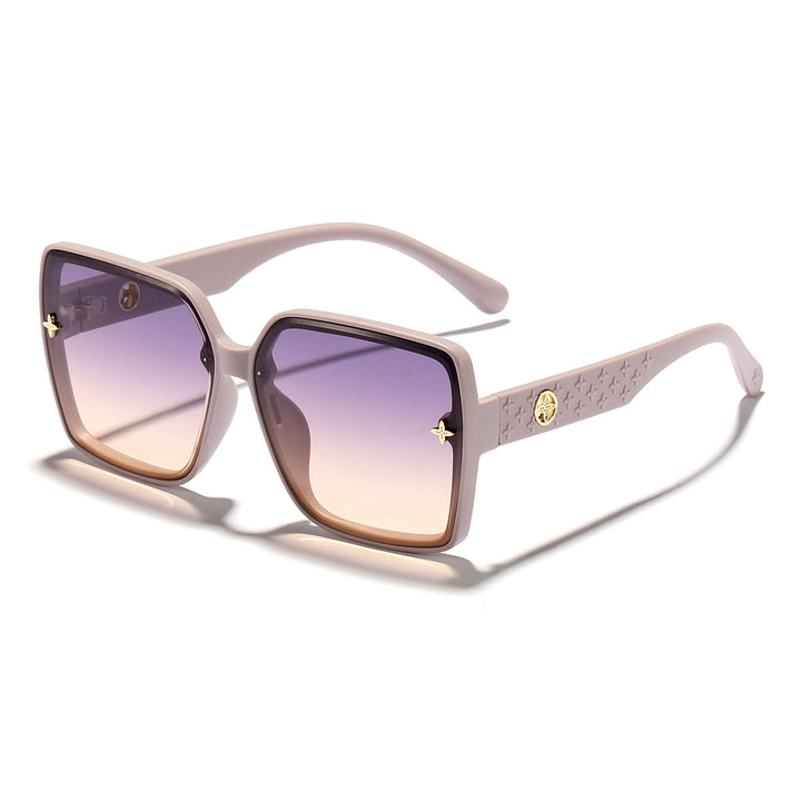 Dame oversized kvadratisk solbrille med elegant design Skanto