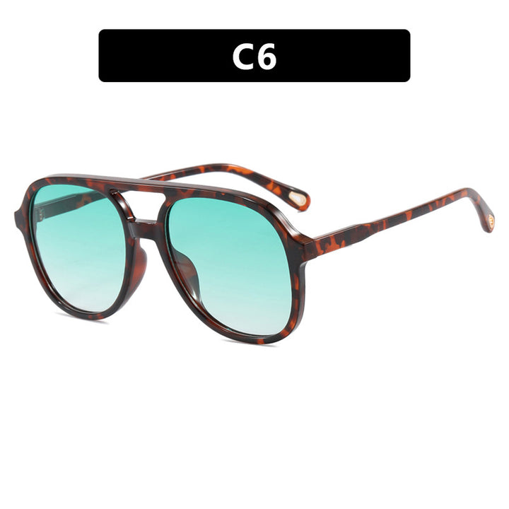 Women's geometric sunglasses with luxurious frame Skanto