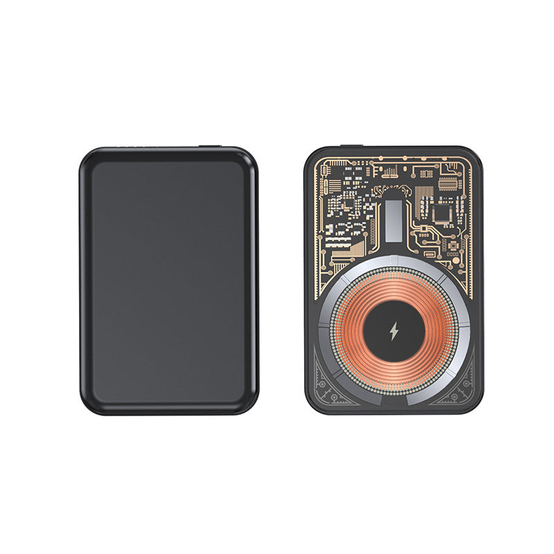 Magnetisk powerbank med Qi-teknologi Skanto