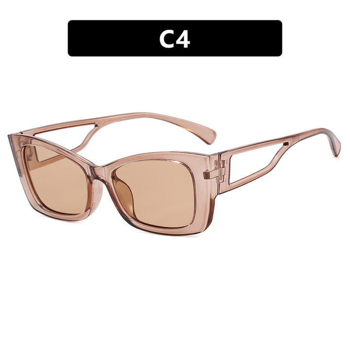 Women's Fashionable Cat-Eye Sunglasses with Stylish Frame and UV Protection Skanto