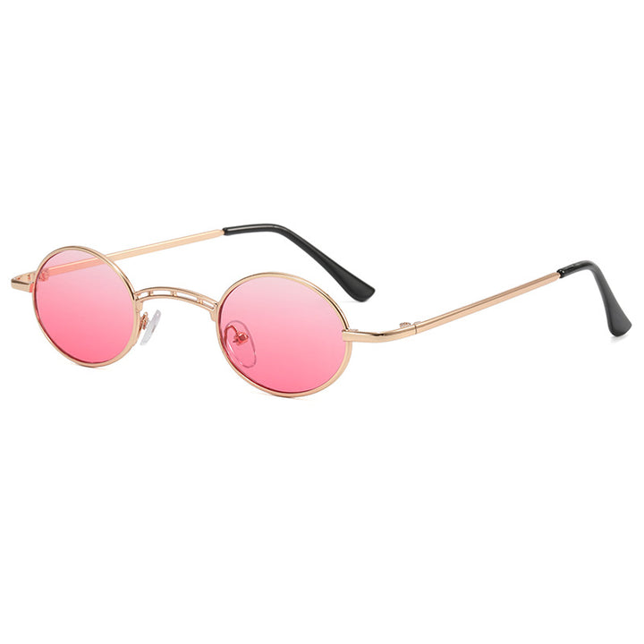 Dame rund fashion solbrille Skanto