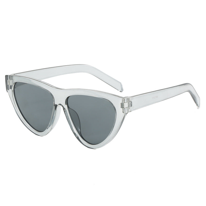 Dame futuristisk Cat-Eye solbrille med høykvalitets plastikkramme Skanto