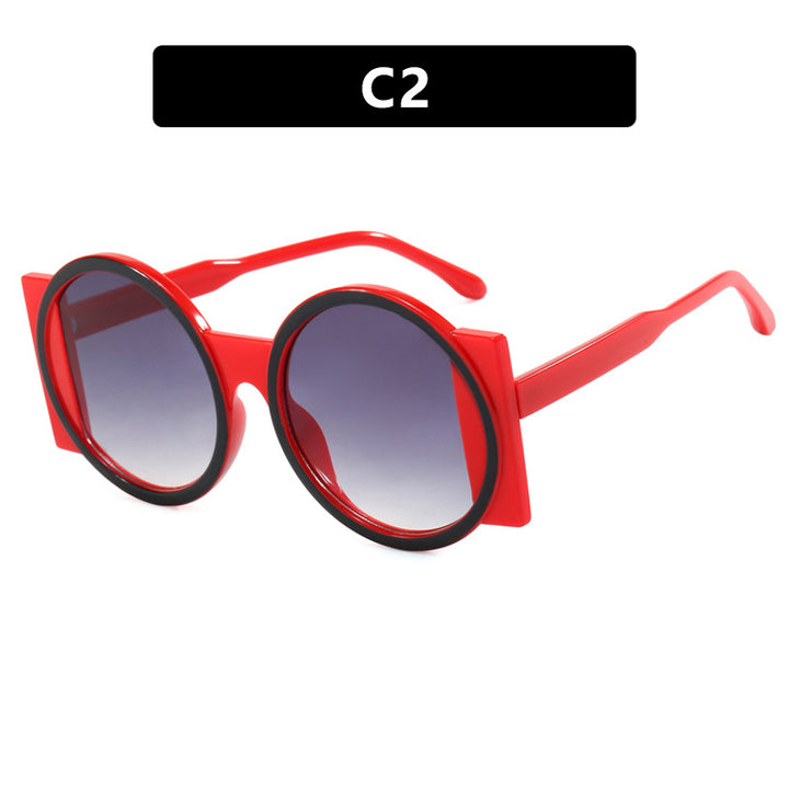 Women's oversized square frame sunglasses with UV protection Skanto