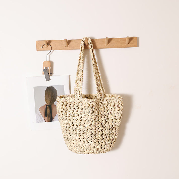 Hand-knotted cotton tote bag Skanto