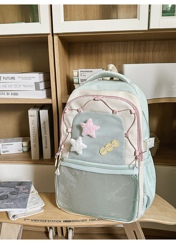 Kreativ Stjerne-dekorert Skolesekk