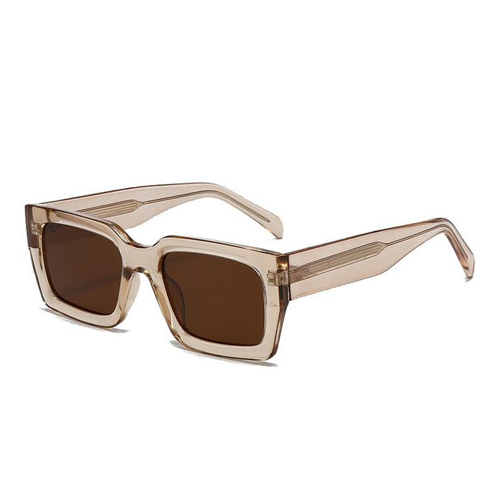 Damer stilige solbriller i trendy tortoise-design Skanto