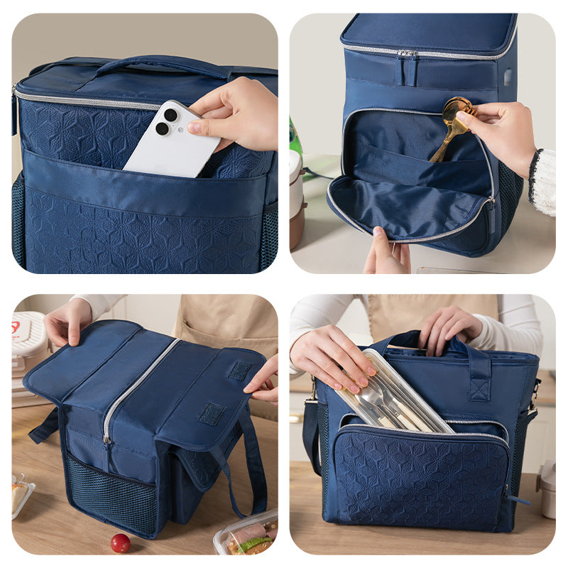 Insulated Cooler Bag with Integrated Compartments Skanto