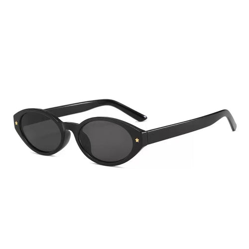 Dame Cat-Eye solbriller med iøynefallende ramme og moderne glass Skanto