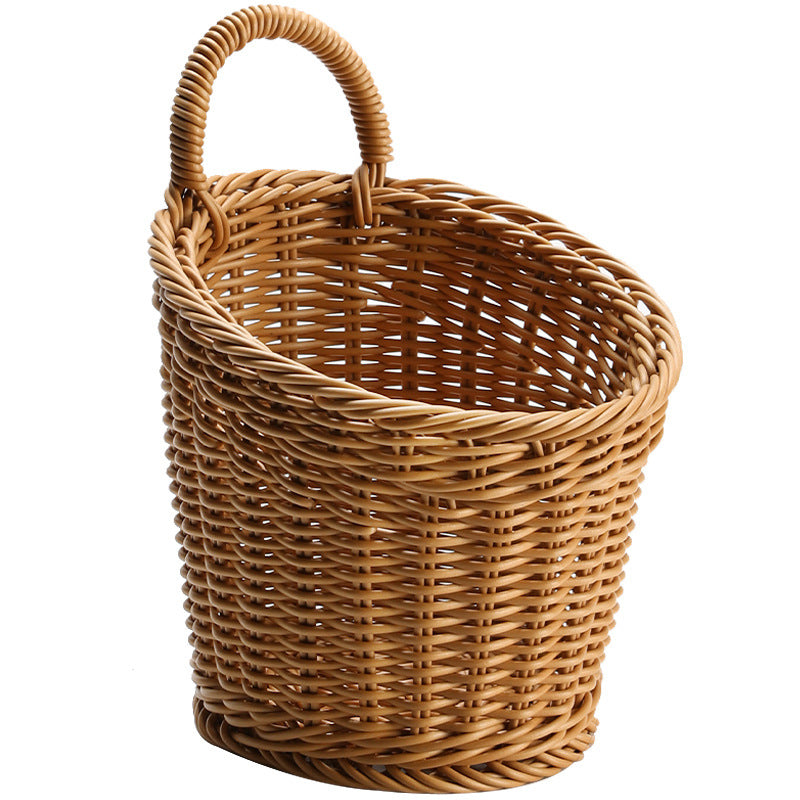 Håndlaget Rattan Oppbevaringskurv Skanto
